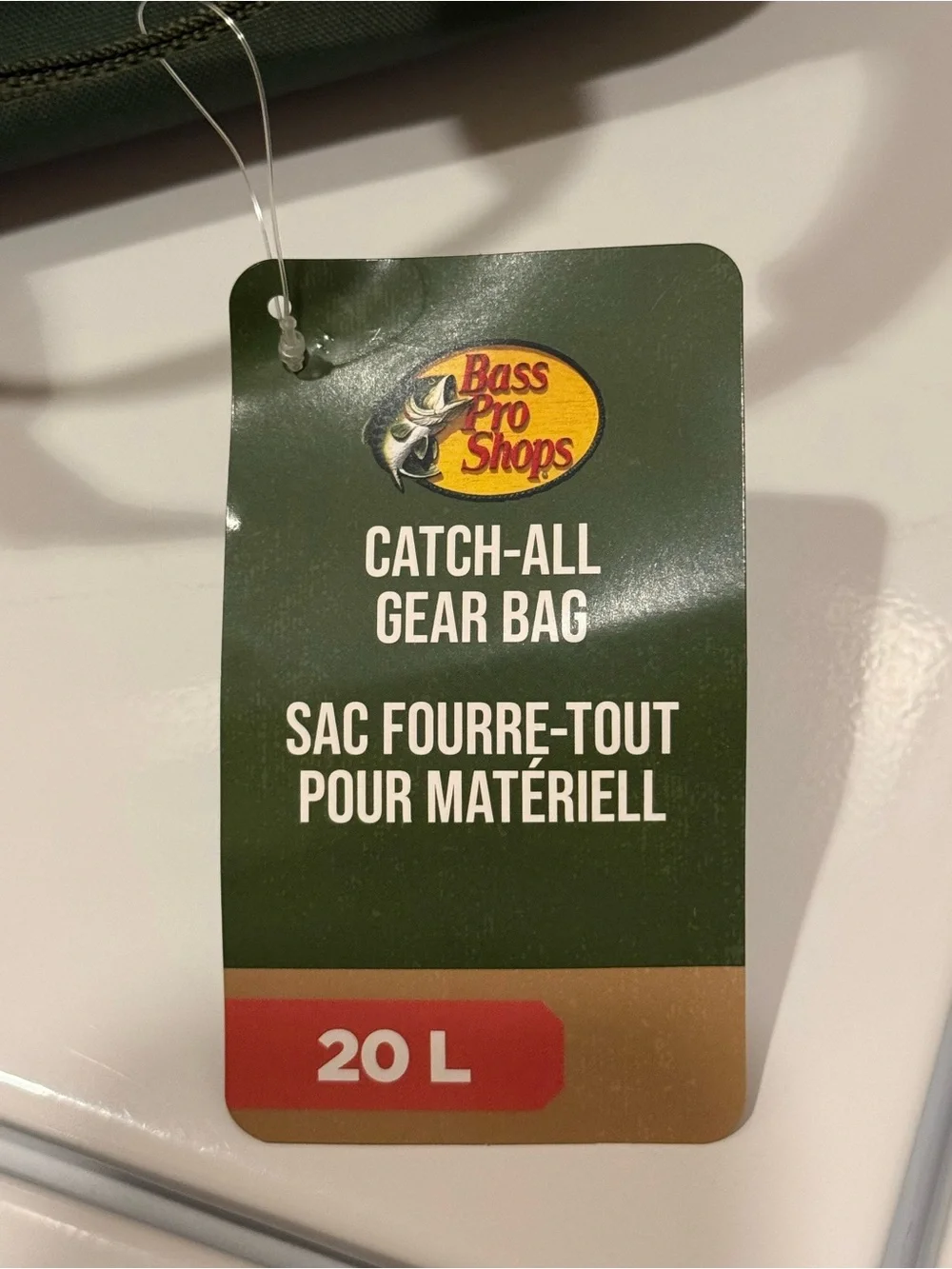 Bass Pro Shops Catch-All Bag 20L NWT Green Travel Utility Duffle